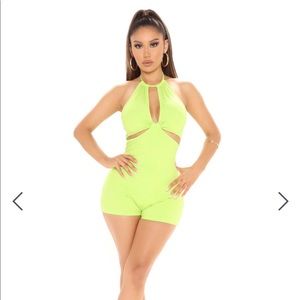 Lime Green romper